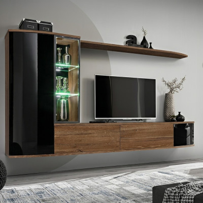 Soggiorno set lusso soggiorno TV in legno mensola a parete armadio a muro nuovo