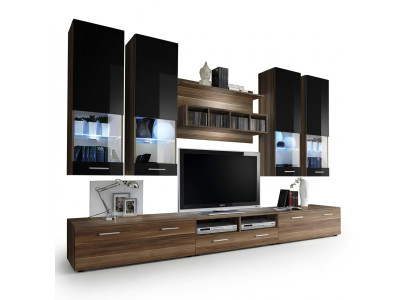 Mobile porta TV da parete Design 4x armadietto da parete Vetrina bassa ripiano a parete Mobili di lusso