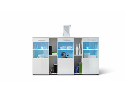 Designer Nuovo Comò Bianco di Lusso Moderno Soggiorno in Legno