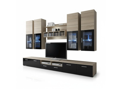 Soggiorno completo supporto TV design armadio a parete lusso parete attrezzata arredamento nuovo.