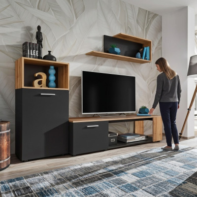 Designer completo soggiorno lusso parete soggiorno moderna in legno