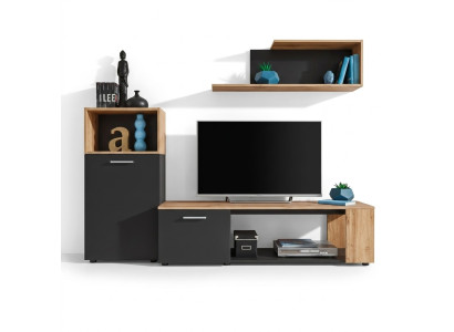 Designer completo soggiorno lusso parete soggiorno moderna in legno