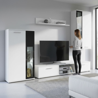 Parete attrezzata completa designer lusso soggiorno mensola moderna arredamento