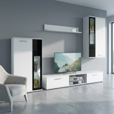 Parete attrezzata completa designer lusso soggiorno mensola moderna arredamento