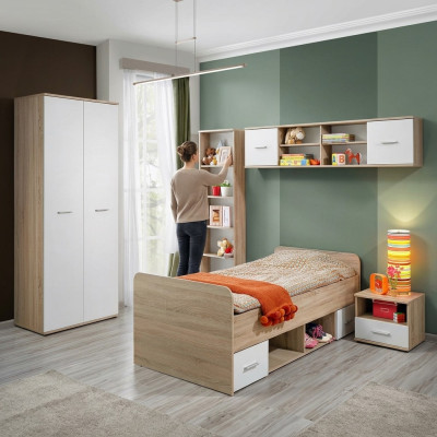 Set camera da letto per bambini completo comodino Letto designer moderno Armadio Mobili