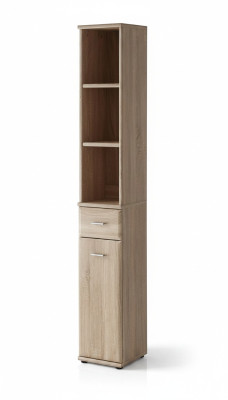 Libreria di design di lusso in legno, armadio, mobili moderni, arredamento nuovo.