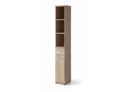 Libreria di design di lusso in legno, armadio, mobili moderni, arredamento nuovo.