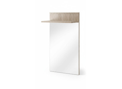 Supporto di lusso per abiti, specchio da corridoio, appendiabiti in legno, arredamento design.