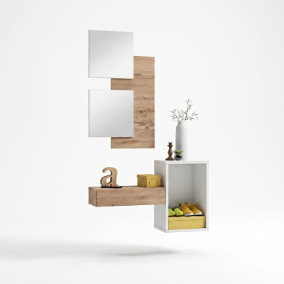 Ingresso Armadio Mobili Design Moderno Parete Arredamento Legno Nuovo Ingresso