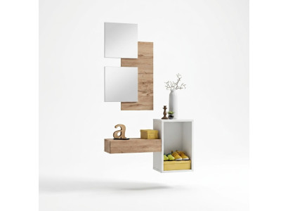 Ingresso Armadio Mobili Design Moderno Parete Arredamento Legno Nuovo Ingresso