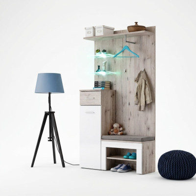 Set di guardaroba di lusso mobili moderni design mensola per scarpe ingresso legno nuovo