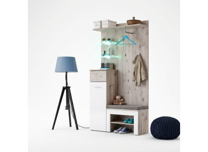 Set di guardaroba di lusso mobili moderni design mensola per scarpe ingresso legno nuovo