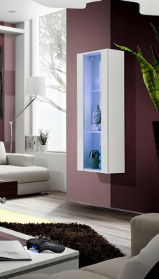Armadio a muro soggiorno vetrina sospesa lusso mobili design moderno