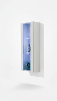 Armadio a muro soggiorno vetrina sospesa lusso mobili design moderno