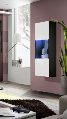 Vetrina sospesa in stile moderno per soggiorno design arredamento armadio nuovo mobili