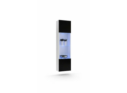 Vetrina in legno sospesa mobili soggiorno design bianco moderno