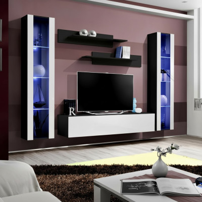Designer parete soggiorno TV supporto legno mensole mobili soggiorno stile moderno