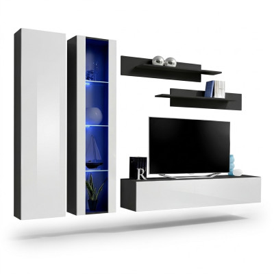 Soggiorno Mobili Parete attrezzata Supporto TV Arredamento completo Moderno