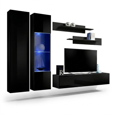 Moderna parete soggiorno scaffali design TV supporto mobile