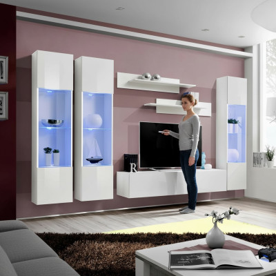 Designer parete soggiorno vetrina sospesa design moderno mobili di lusso scaffali