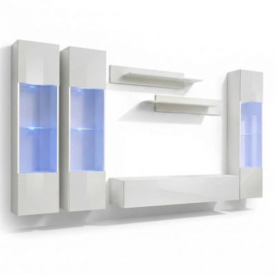 Designer parete soggiorno vetrina sospesa design moderno mobili di lusso scaffali