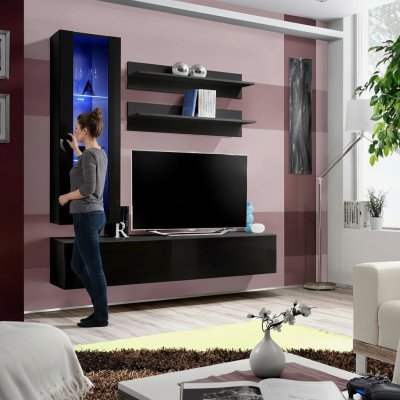 Mobile tv di lusso Soluzione TV RTV Moderno Soggiorno Arredo in legno Scaffale