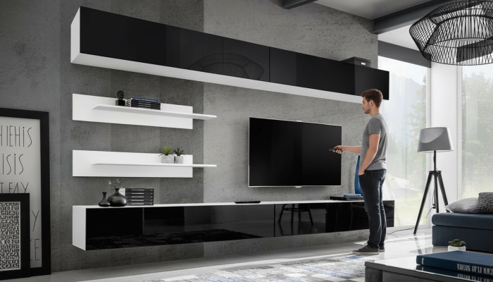 Armadio da parete soggiorno supporto TV lussuoso parete attrezzata mobili in legno nuovi moderni