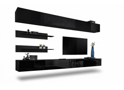 Soggiorno Parete Set di Mensole 6 pezzi. Parete Attrezzata Design Mobile da Parete Design