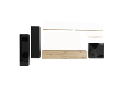 Set di mobili da parete completo 7 pezzi soggiorno lusso arredo moderno
