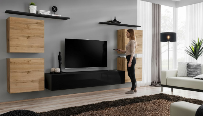 Lusso Arredamento Soggiorno TV Supporto Design Credenza Sospesa Nuova