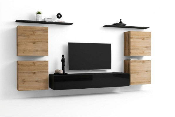 Lusso Arredamento Soggiorno TV Supporto Design Credenza Sospesa Nuova