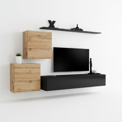 Designer parete attrezzata Mobili da soggiorno Mensole da parete Lusso Supporto TV Madia Moderna