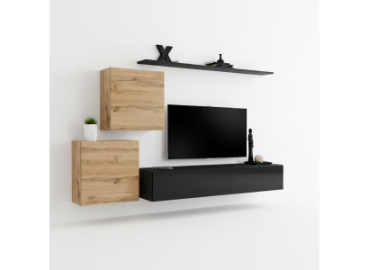 Designer parete attrezzata Mobili da soggiorno Mensole da parete Lusso Supporto TV Madia Moderna