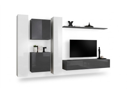 Grigio armadio da parete design mensola da parete soggiorno moderno arredamento