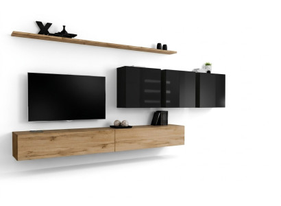 Design parete attrezzata marrone mobile porta TV credenza mobile soggiorno mobile completo