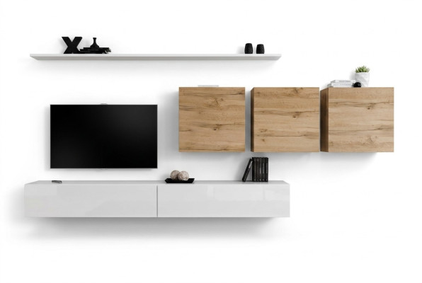 Mobili da soggiorno moderni Parete attrezzata Pensile Credenza Supporto TV Designer