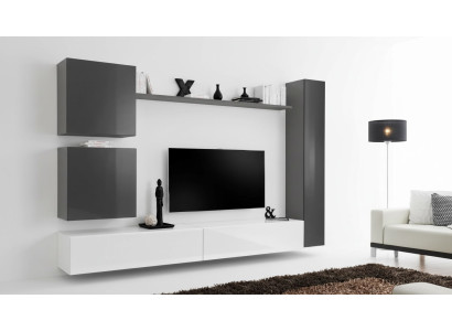Grande armadio a parete in legno Mobile moderno Armadietto da parete Nuovo