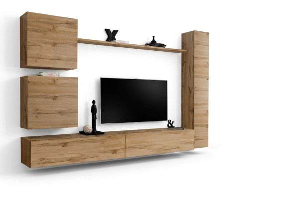 Armadio a muro moderno parete attrezzata marrone mobili in legno mobili da soggiorno designer