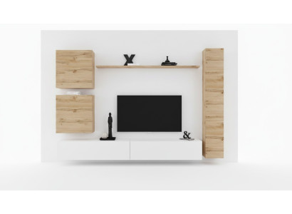 Mobili da soggiorno Parete attrezzata Designer Mensola da parete Supporto TV Credenza Mobili in legno