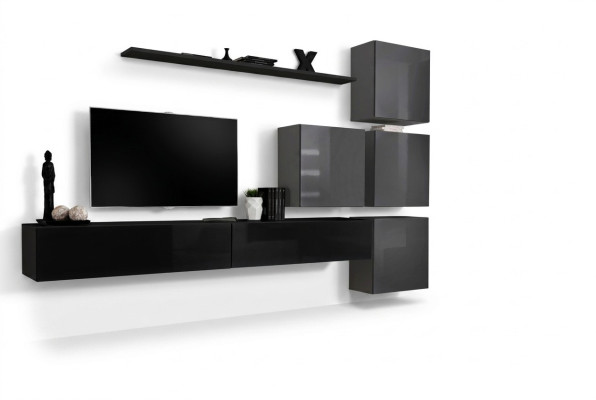 Design del soggiorno Completo parete attrezzata di lusso con armadio assortito