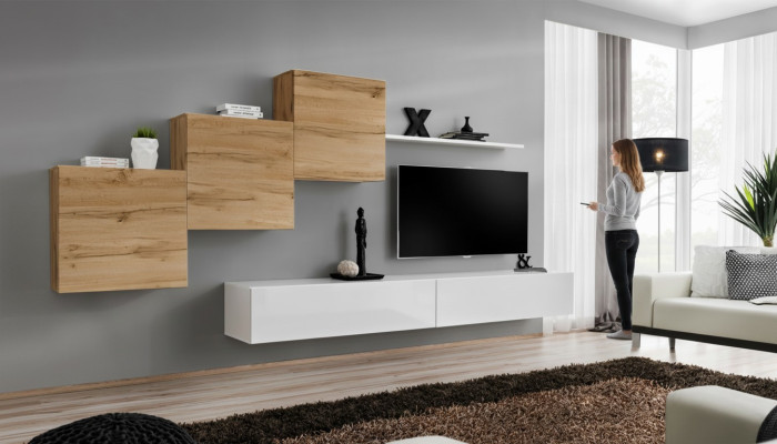 Set di lusso 6 pezzi per arredamento per parete design, mobile soggiorno designer vivente.