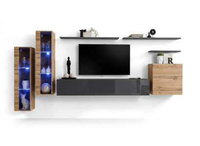 Mobili di design di lusso set parete armadietto TV mobile arredamento mensola a parete