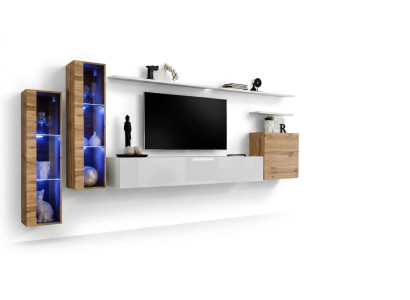 Mobile porta TV di lusso per soggiorno, mobile basso RTV di design moderno per parete soggiorno.