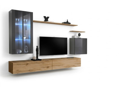 Designer Set di mobili da soggiorno di lusso completo scaffali stile moderno credenza