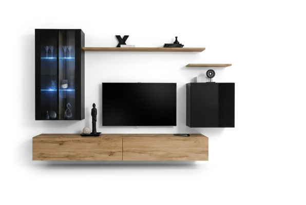Mobile libreria pensile Armadio a muro TV Stand Designer Arredamento Moderno scaffali