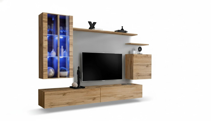Mobili da design Moderno set da salotto Mobile a parete supporto TV Mobili in legno Nuovo Mobile a cassettoni