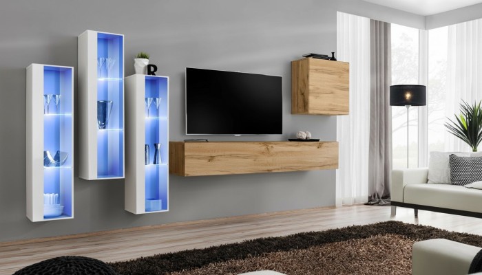 Mobili da soggiorno designer parete attrezzata porta TV lucido credenza armadio a muro