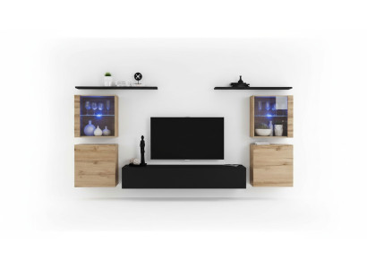 Designer Soggiorno Completo Set da Parete di Lusso Moderno con Design Sideboard.