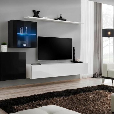 Mobili per soggiorno Designer Moderno Parete attrezzata 260 cm Lussuoso Set credenza.