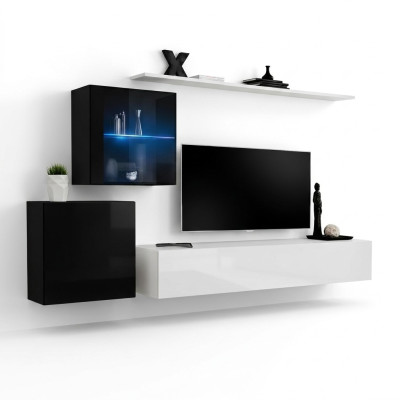 Mobili per soggiorno Designer Moderno Parete attrezzata 260 cm Lussuoso Set credenza.